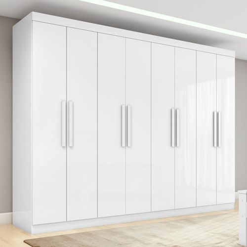Guarda Roupa Casal 8 Portas Andara Branco